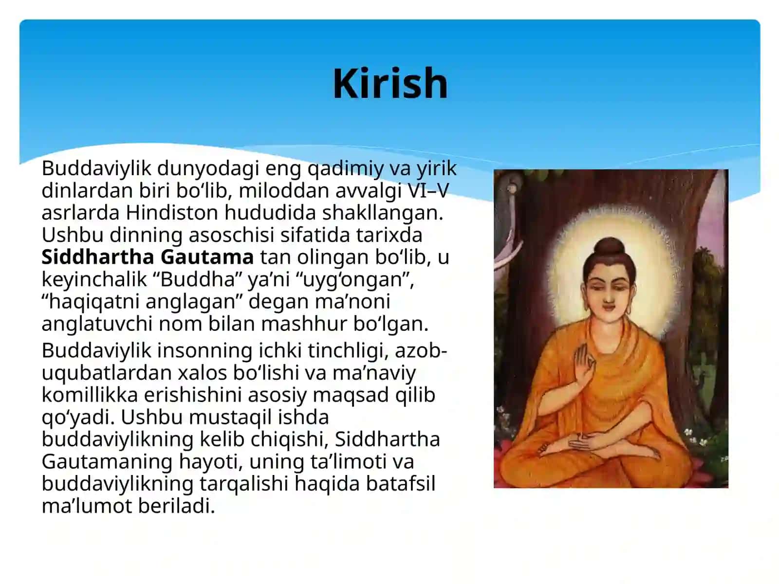 Buddaviylikdini. Siddhartha Gautama 2