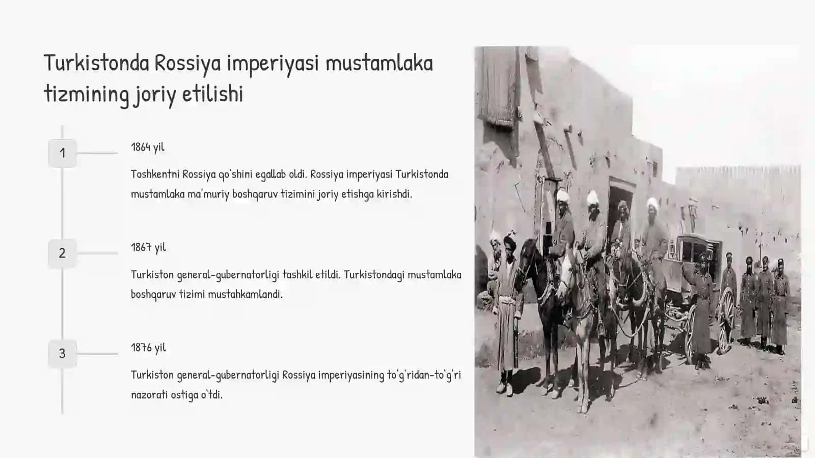 Rossiya imperiyasining Turkistondagi mustamlaka siyosati va xalq ozodlik harakatlari 2