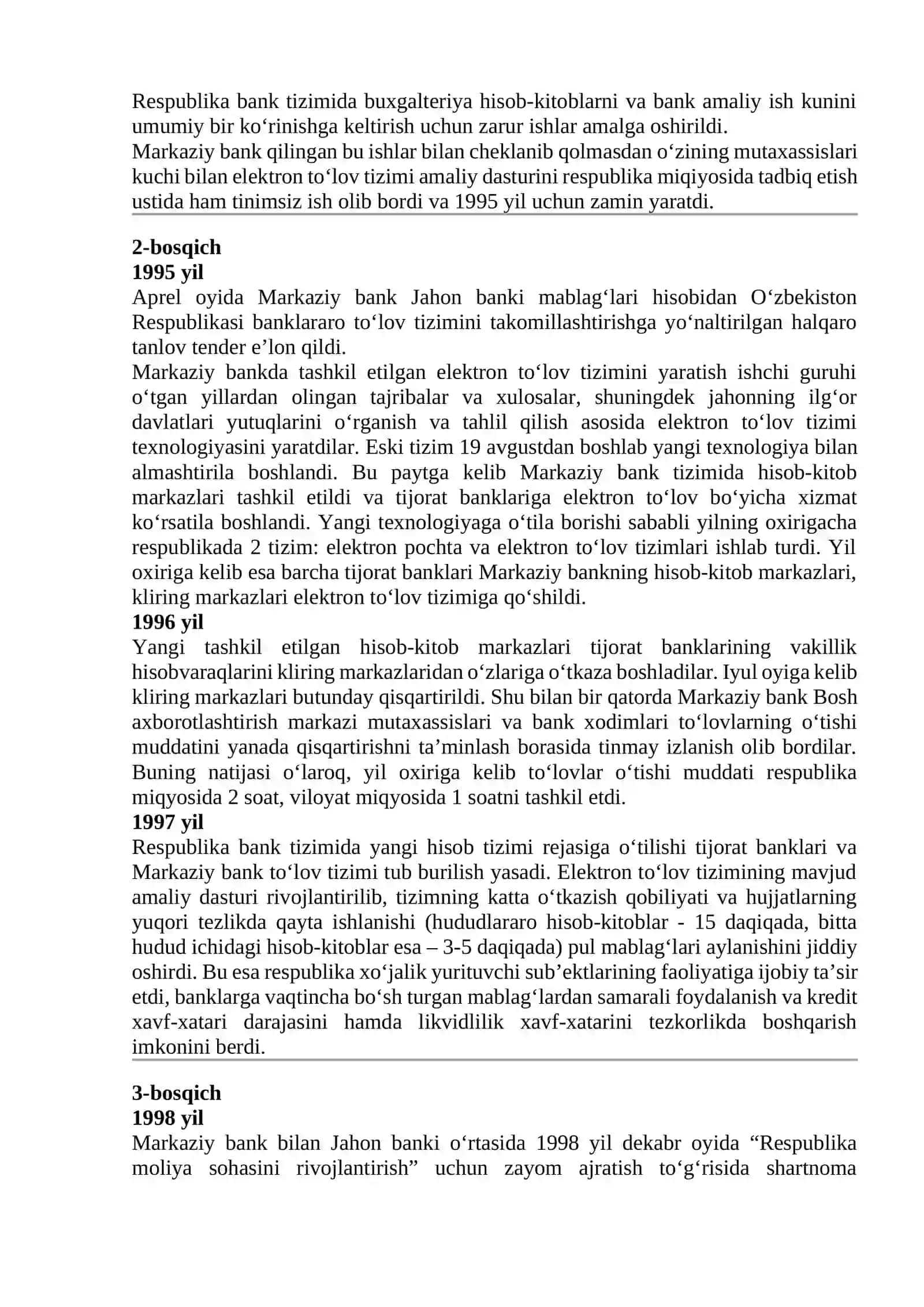 O‘zbekiston Respublikаsidа pul tizimi vа uning rivojlаnish bosqichlari 2