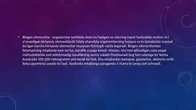 Biogenelementlar 2