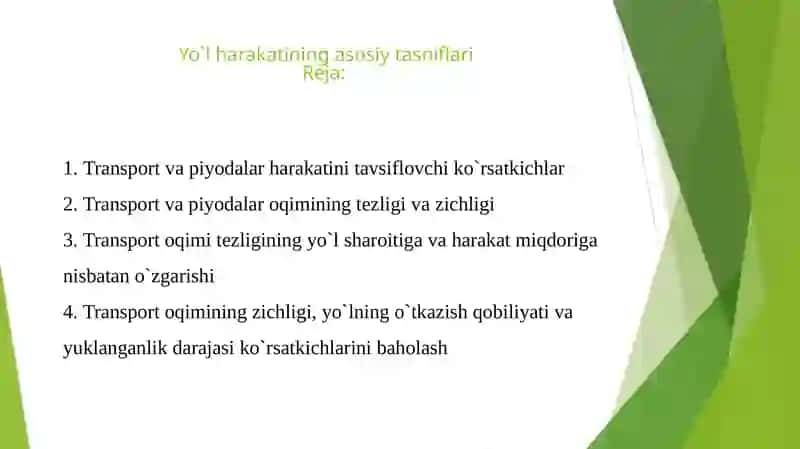 Transport va Logistika Fakulteti TL yo'nalishi 4 kurs talabasi Mirzaabdullayev Otabekning Harakathavsizligi nitashkiletish asoslari 2