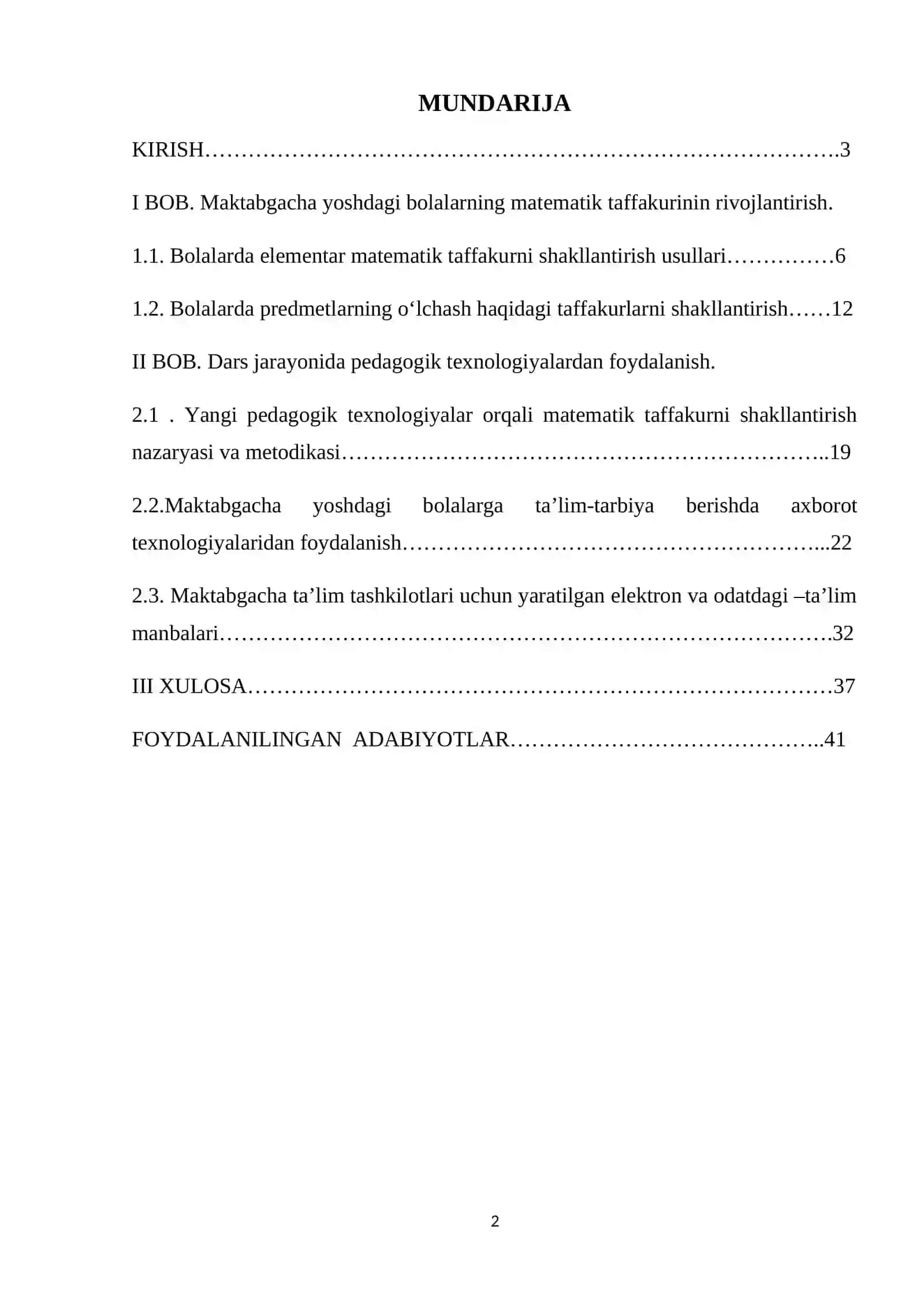 MATEMATIK TAFFAKURLARNI SHAKLLANTIRISH NAZARIYASI VA TEXNOLOGIYALARI 2
