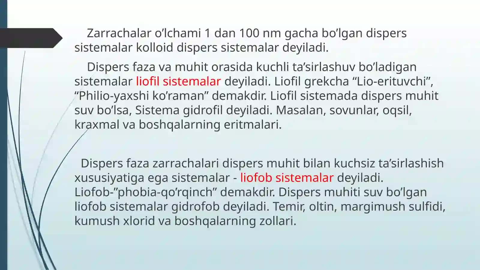 Koagulyasiya jarayonining kimyo va oziq-ovqat sanoatida va atrof - muhit muhofazasidagi ahamiyati. 2