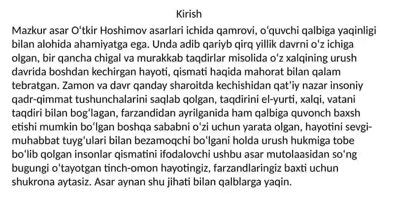 IKKI ESHIK ORASI 2
