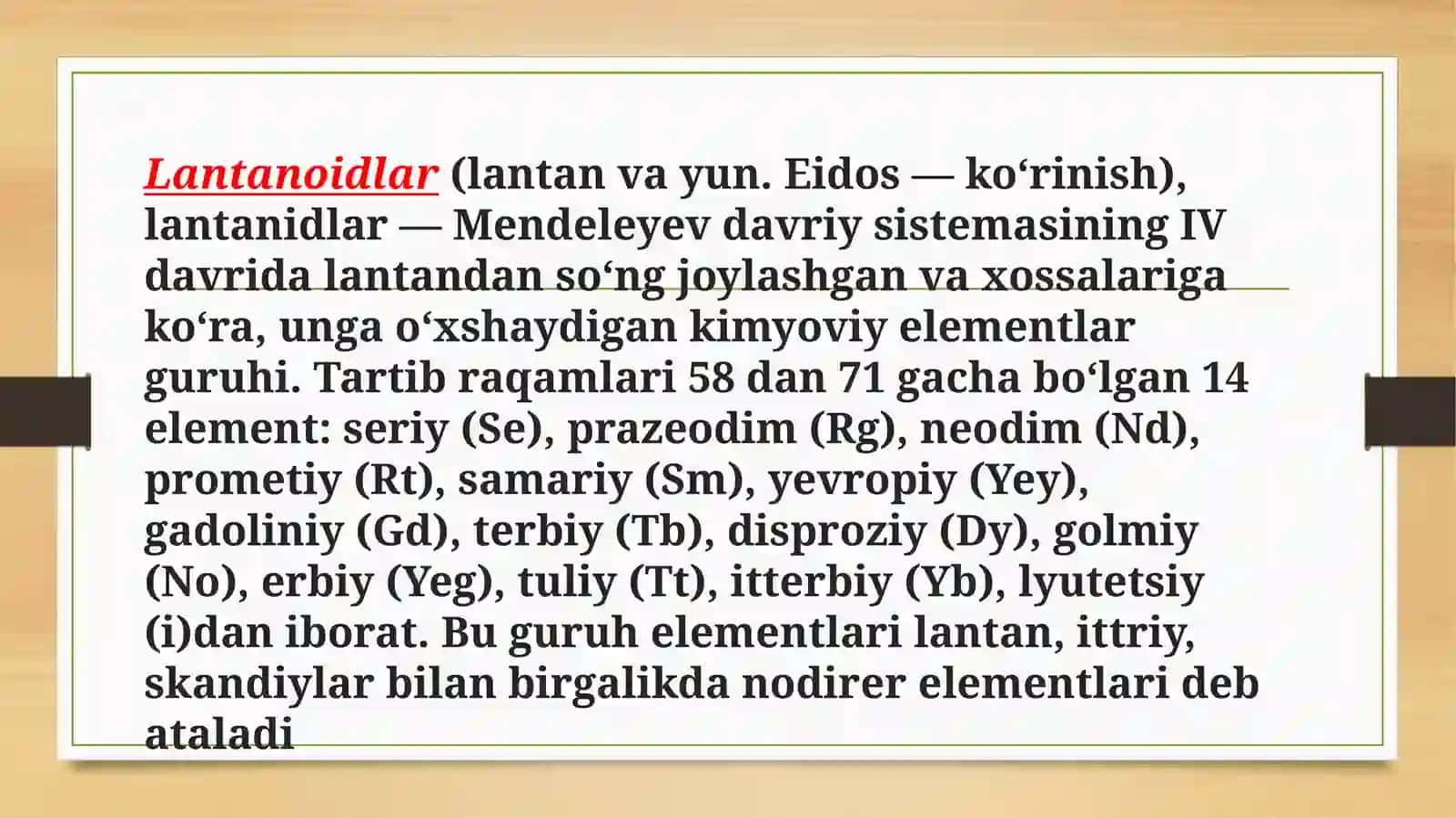Lantanoidlar 2