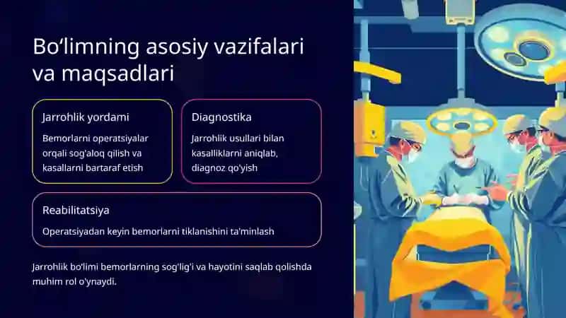 Jarrohlik bo’limi ish tartibi 2