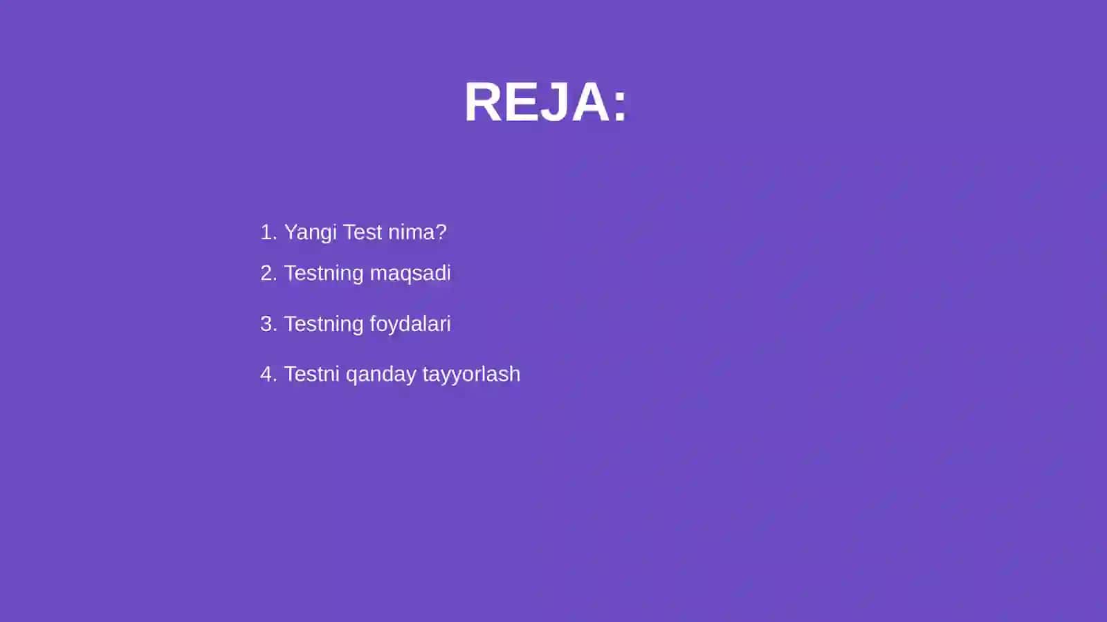 Yangi Test 2
