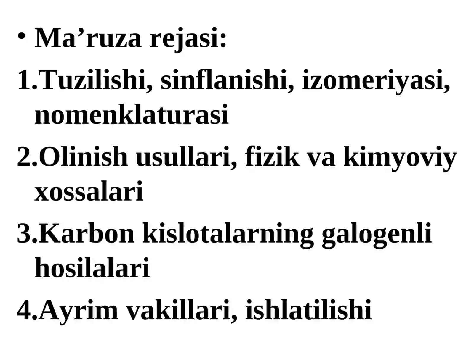 Monokarbon kislotalar 2