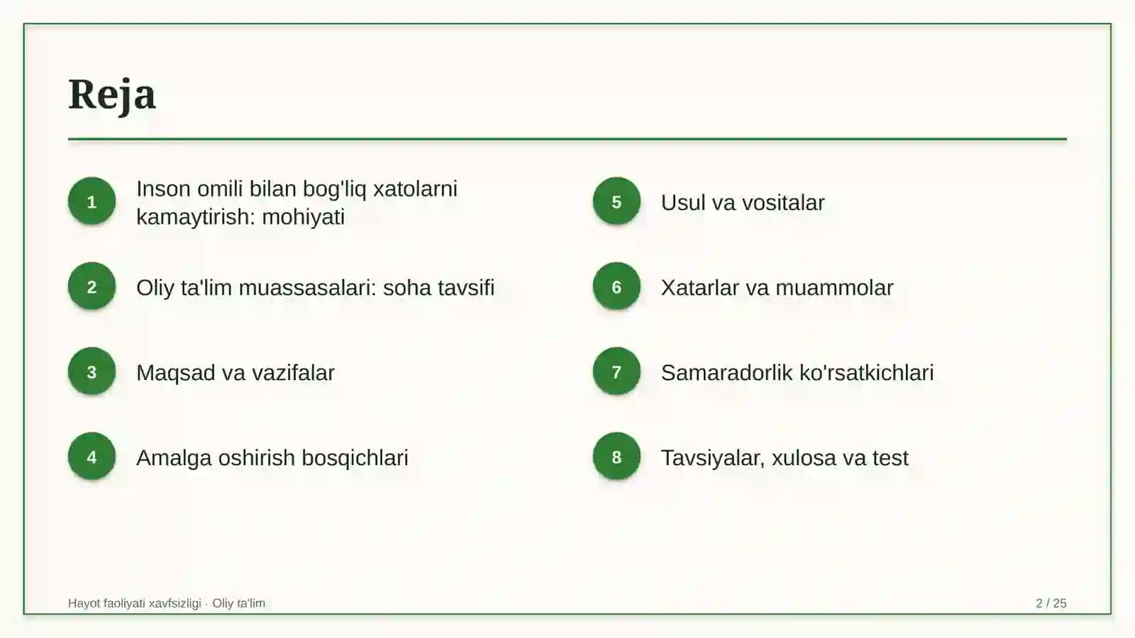 oliy ta'lim muassasalarida inson omili bilan bog'liq xatolarni kamaytirish 4038 2