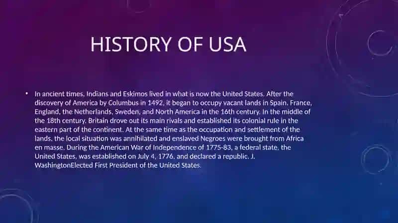 History of USA 2