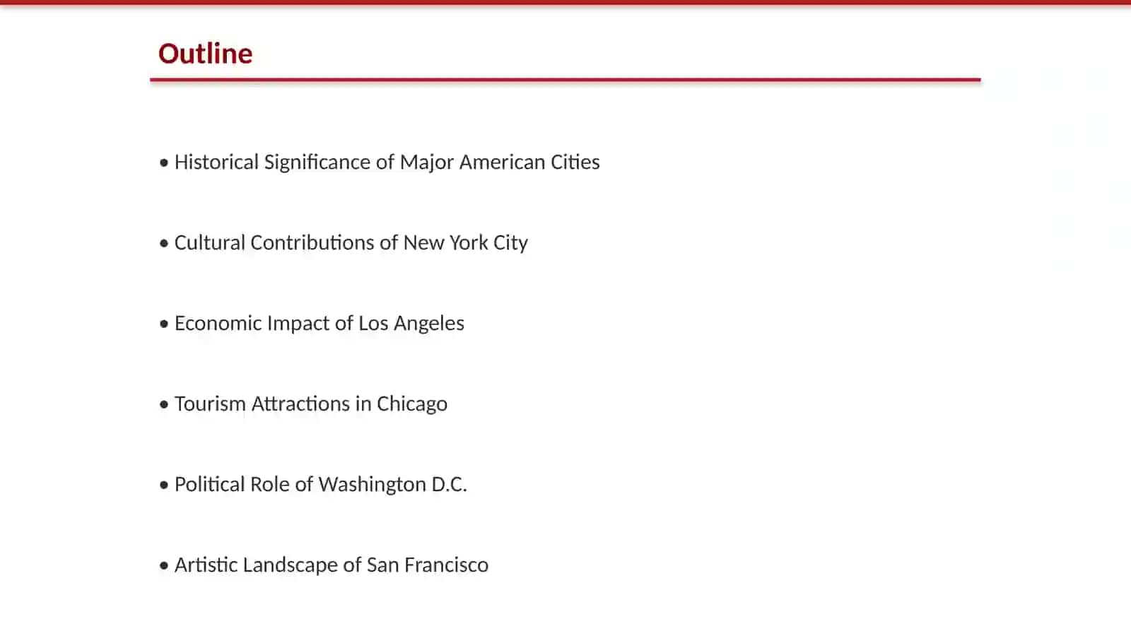 Famous cities of the USA 2