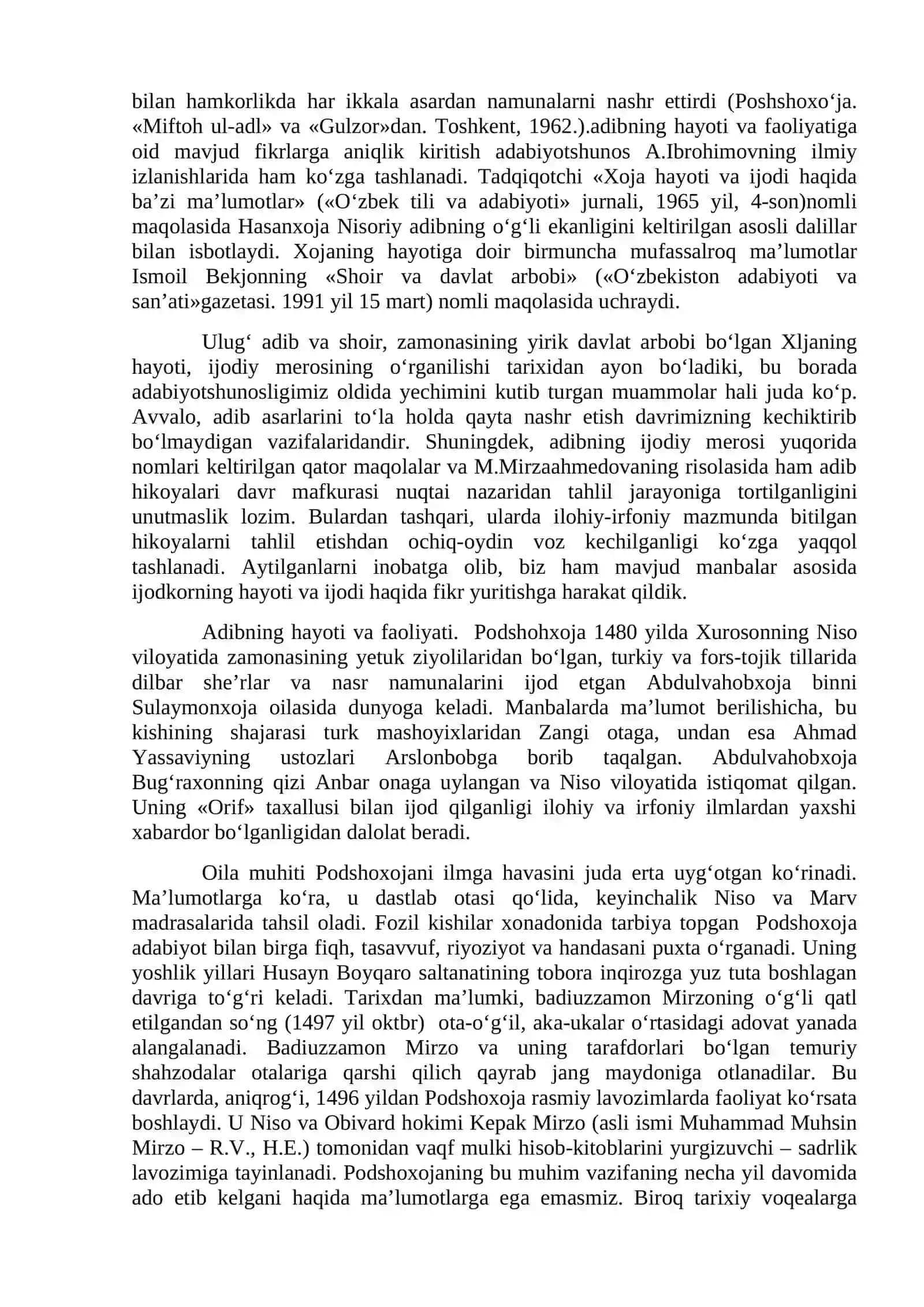 10-mavzu. Xoja hayoti va ijodi 2