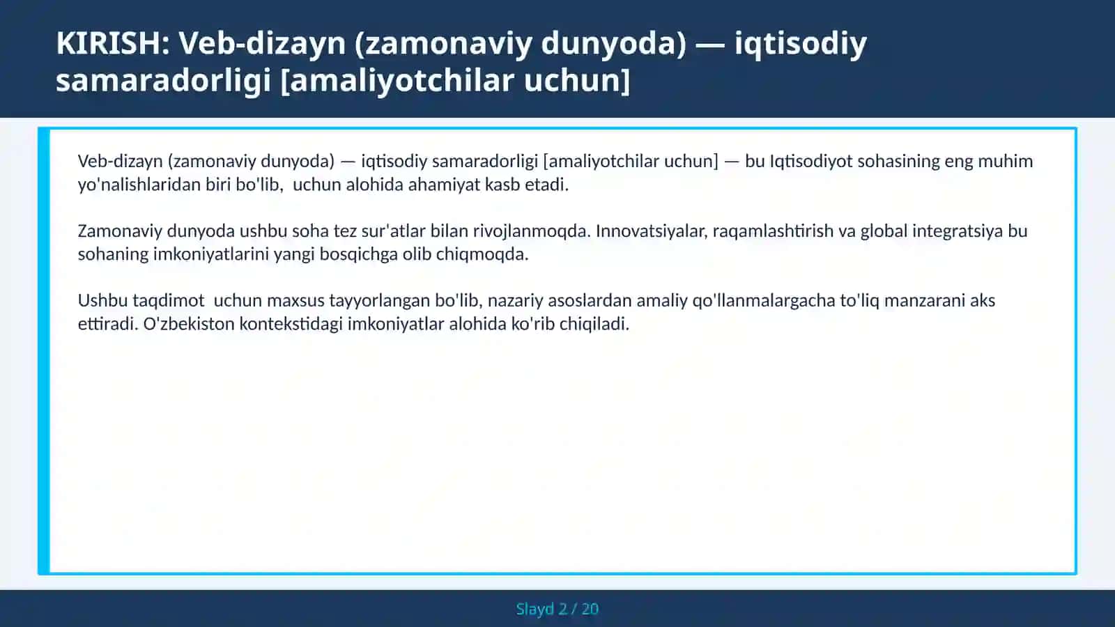 VEB-DIZAYN (ZAMONAVIY DUNYODA) — IQTISODIY SAMARADORLIGI [AMALIYOTCHILAR UCHUN] 2