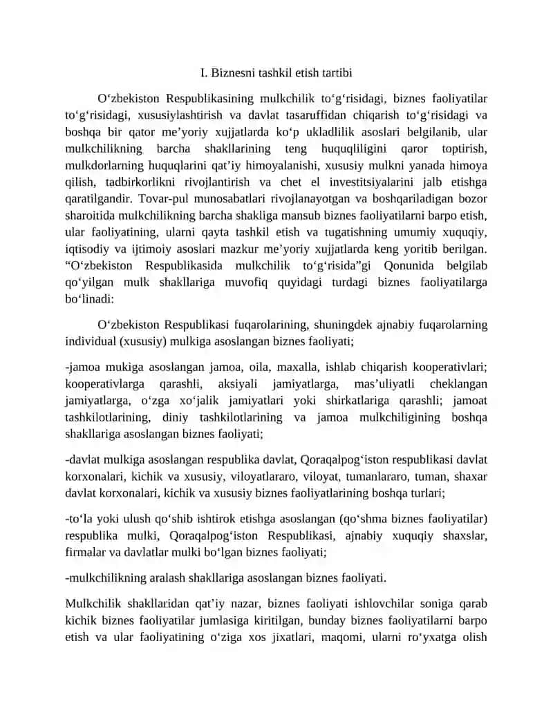 Biznesga tasir etuvchi omillar 2