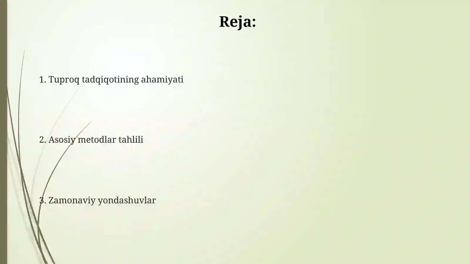 Tuproqlar geografiyasi tadqiqot metodlari 2