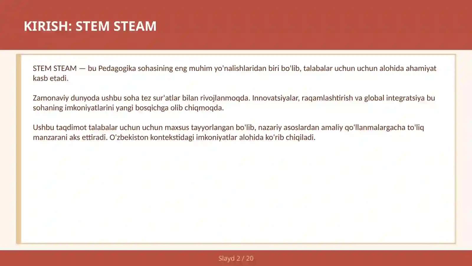 STEM STEAM 2