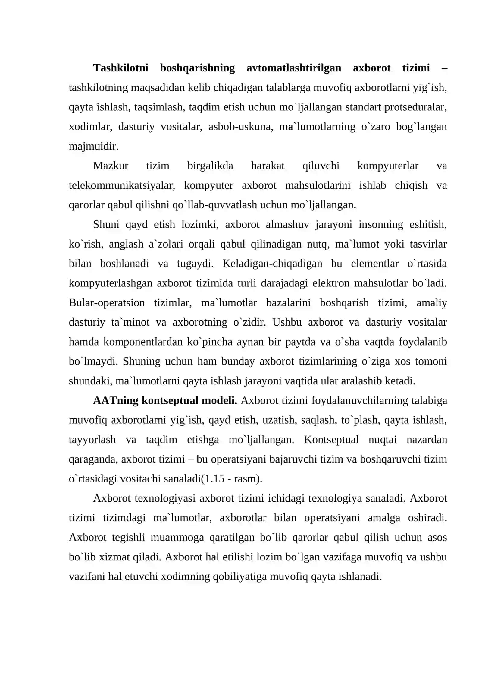 Avtomatlashtirilgan axborot tizimlarining iqtisodiy tarmoqlarida qullanilishi 2