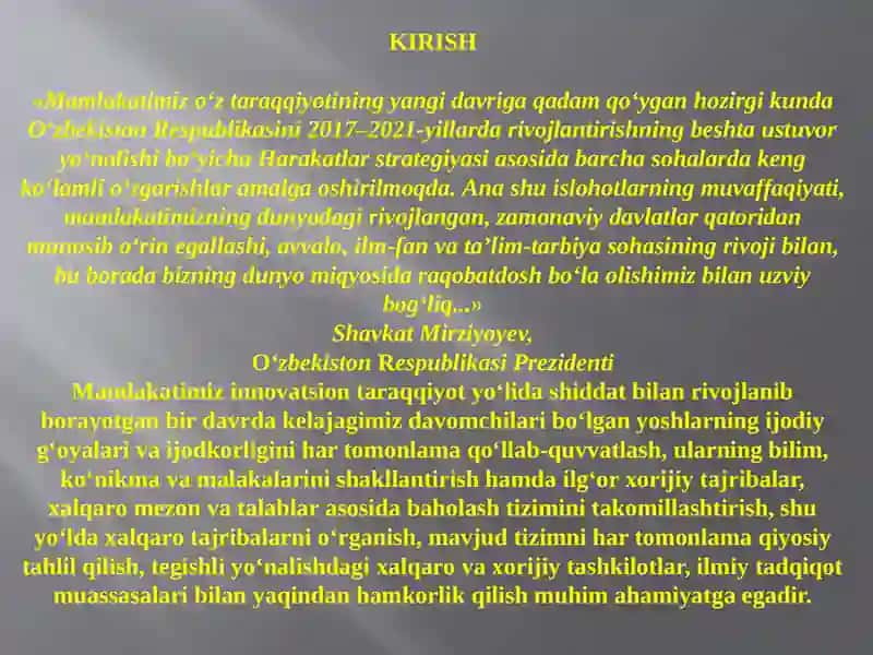PIRLS tadqiqotlari 2