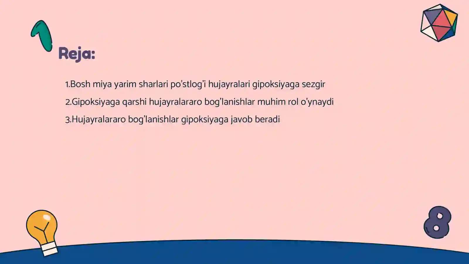 Bosh miya yarim sharlari po'stlog'i da hujayralararo bog' lanishlar.Bosh
miya yarim sharlari po'stlo 2