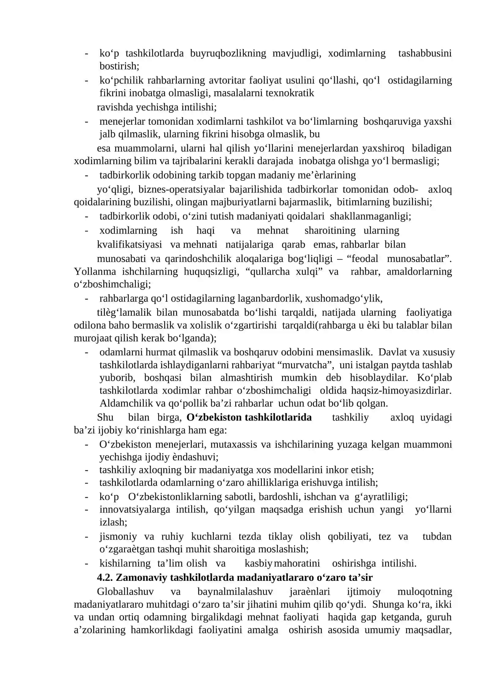 O‘zbekiston tashkilotlarida axloqni shakllantirish 2