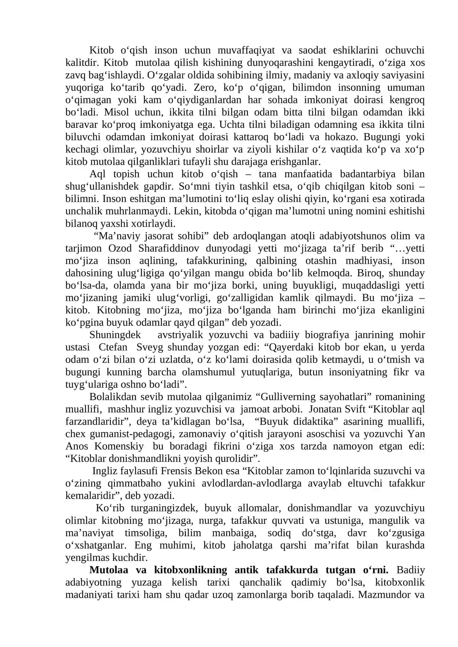 Kitobxonlik 2