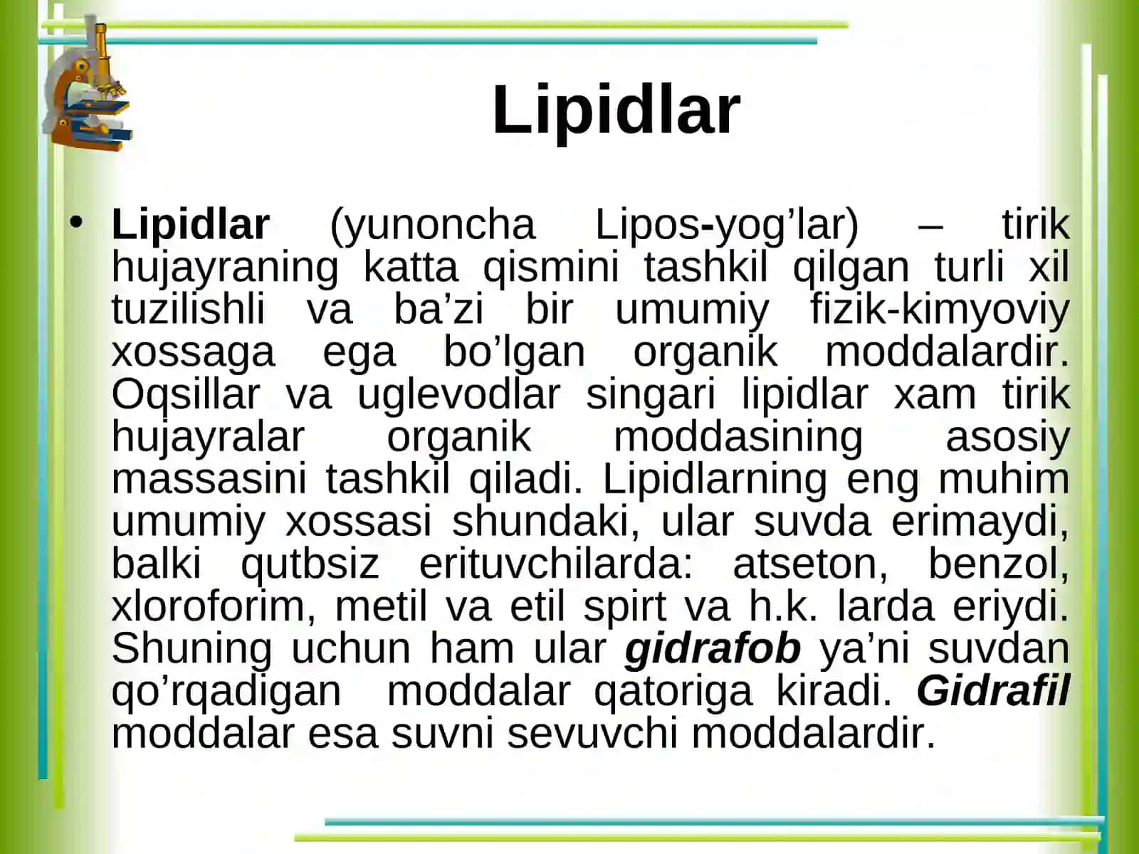 Lipidlar 2