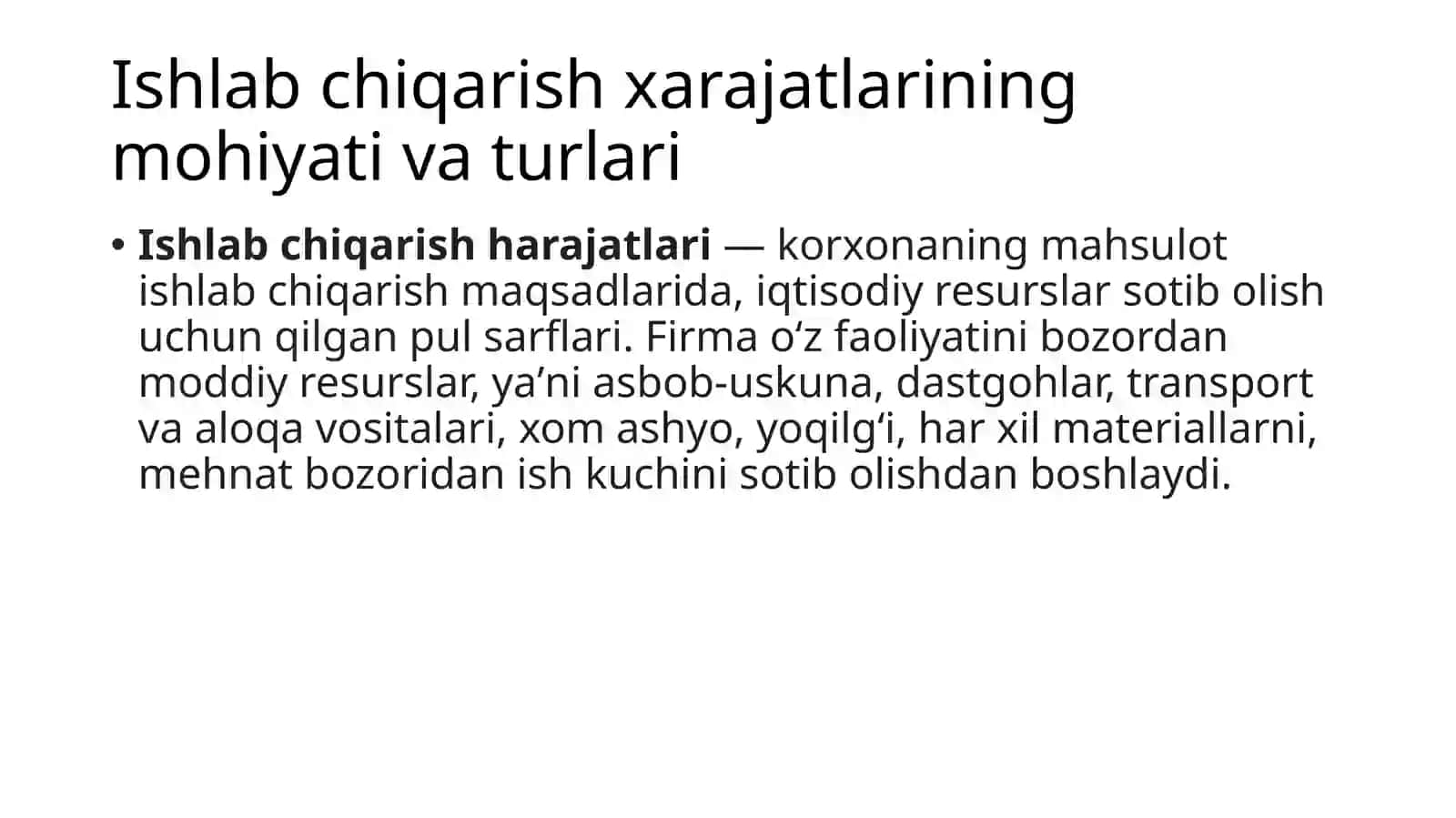 BIZNESDA BUXGALTERIYA FANIDAN ISHLAGAN SLAYDI 2