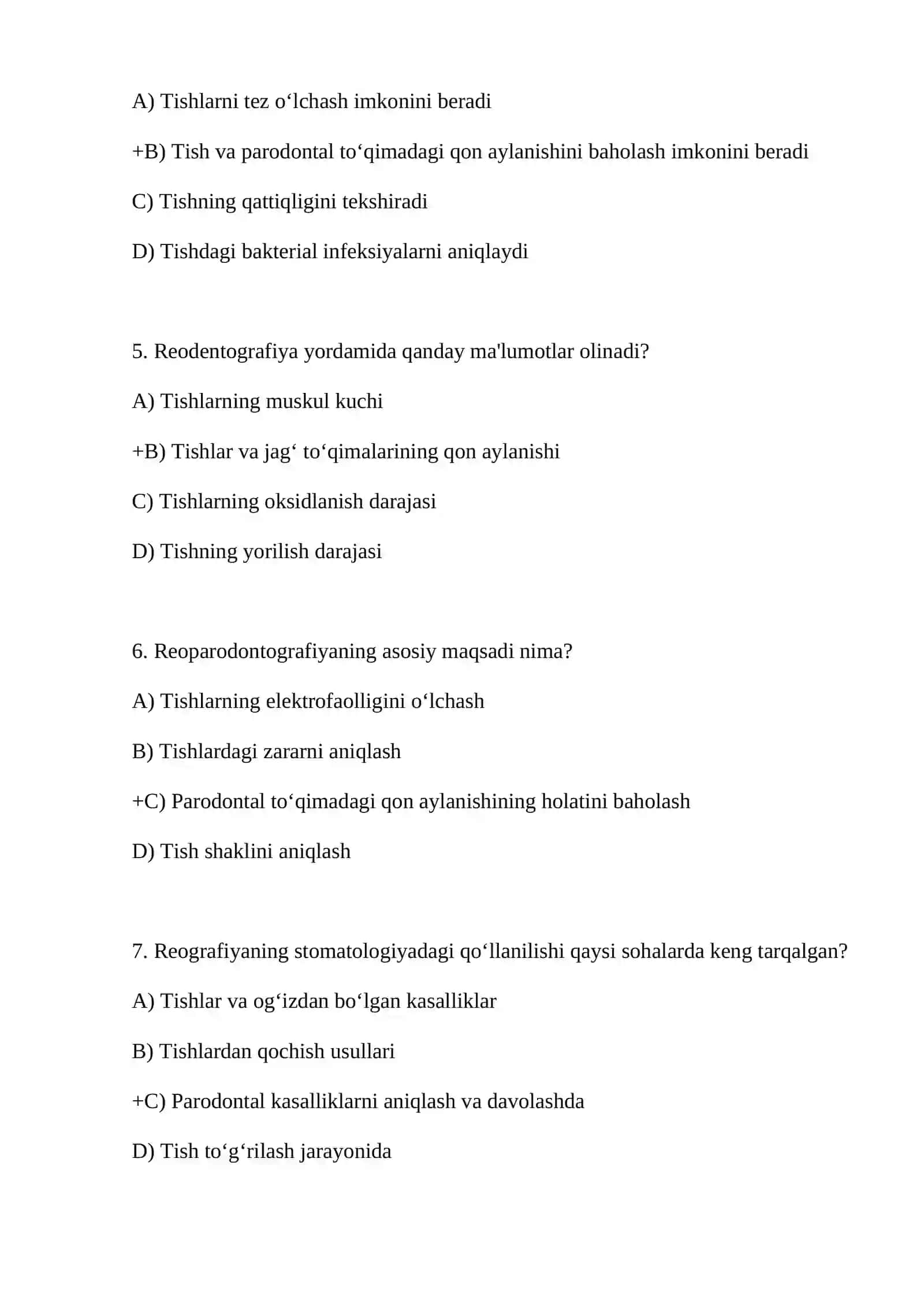 Reografiya usullari va stomatologiyada qo'llanilishi 2