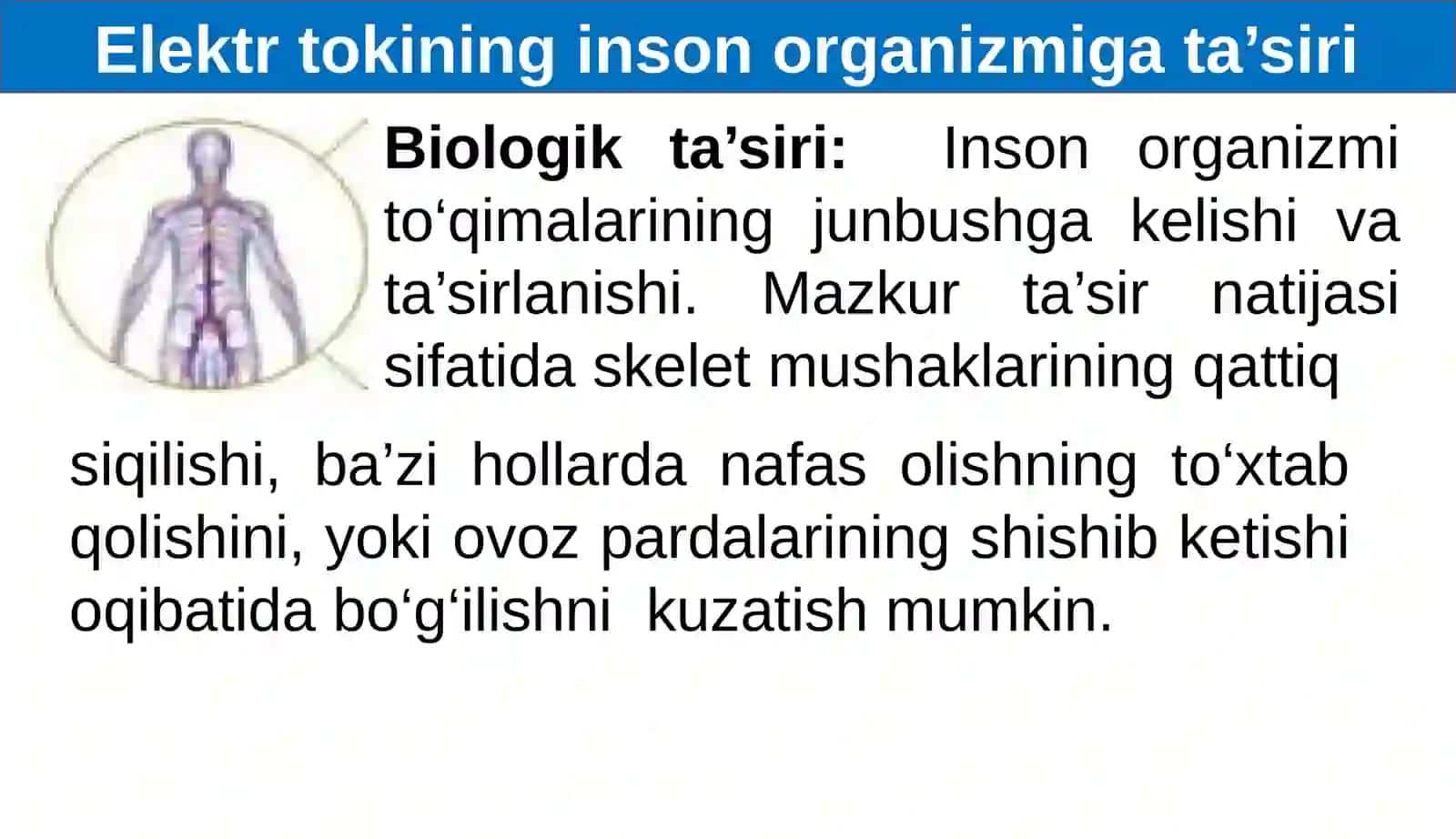 FIZIKA 8-sinf ELEKTR KUCHLANISH VA UNI O‘LCHASH 2