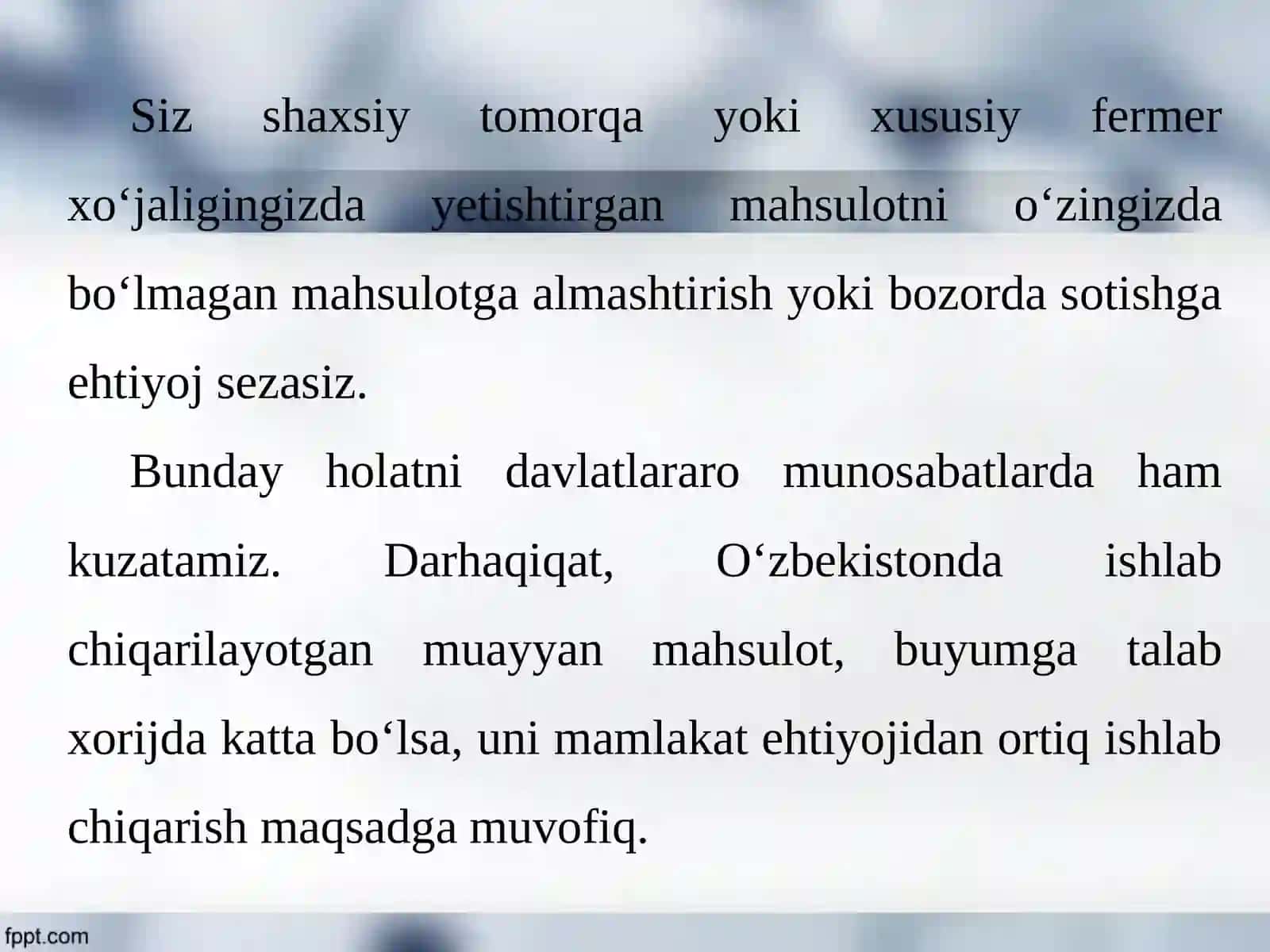 Tashqi iqtisodiy aloqalar 2