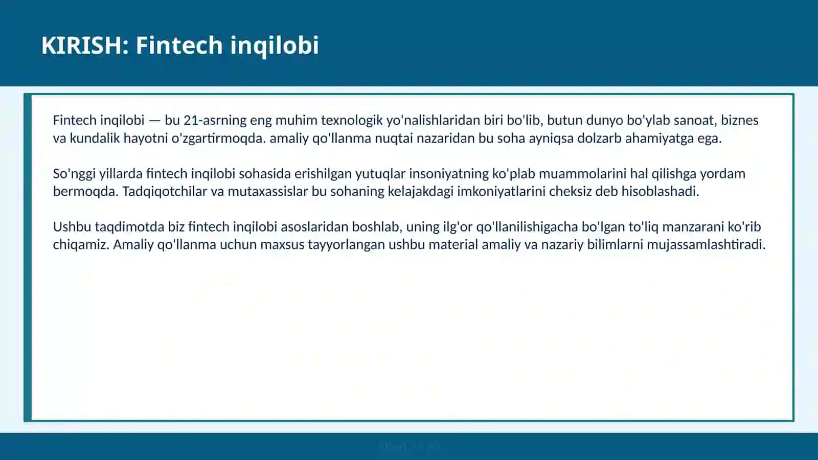 Fintech Inqilobi 2