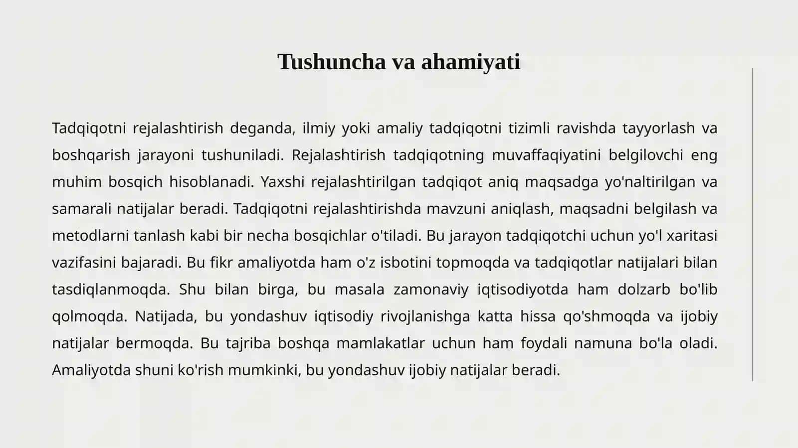 Tadqiqotni Rejalashtirish 2