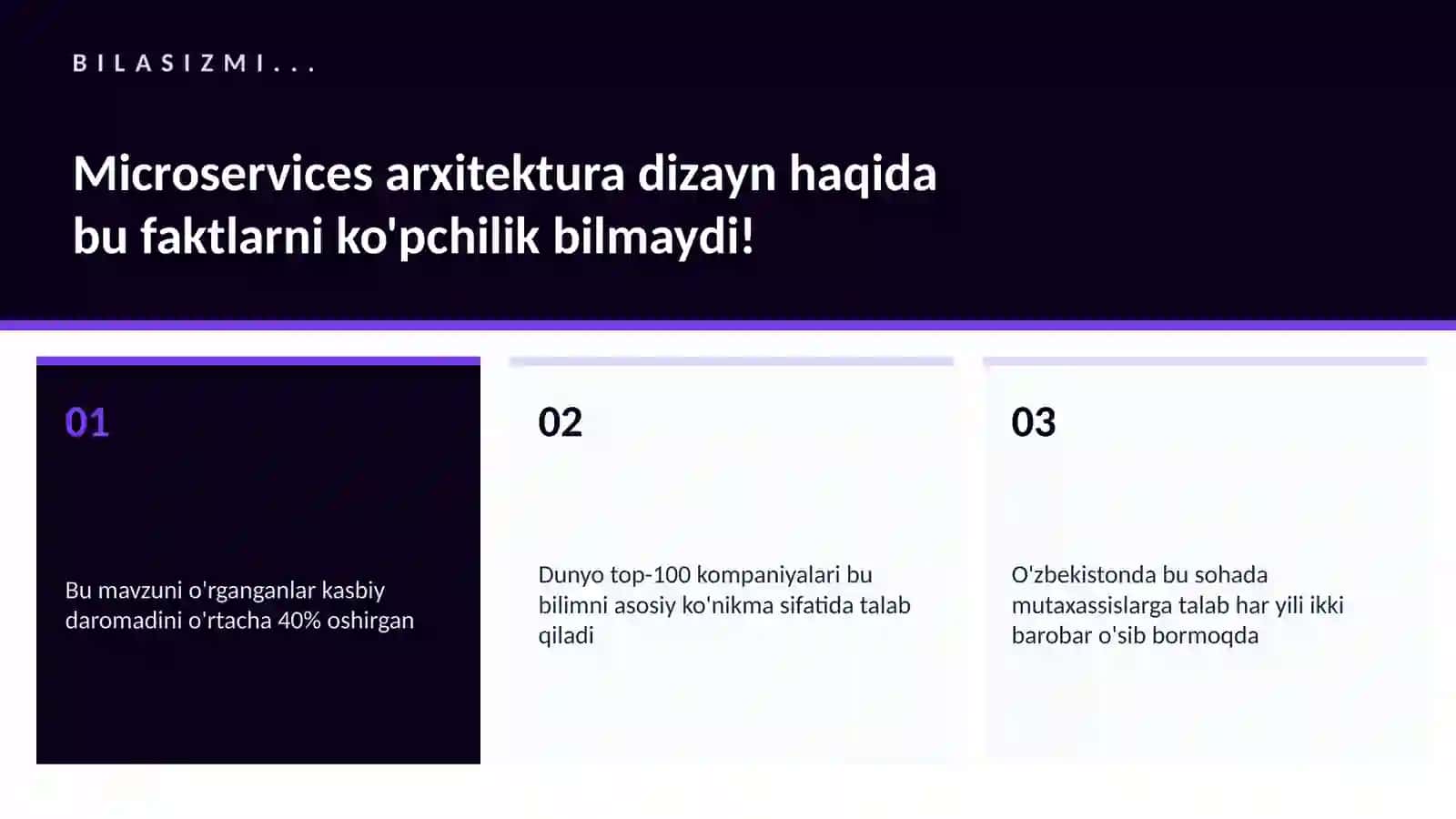Microservices arxitektura dizayn 2