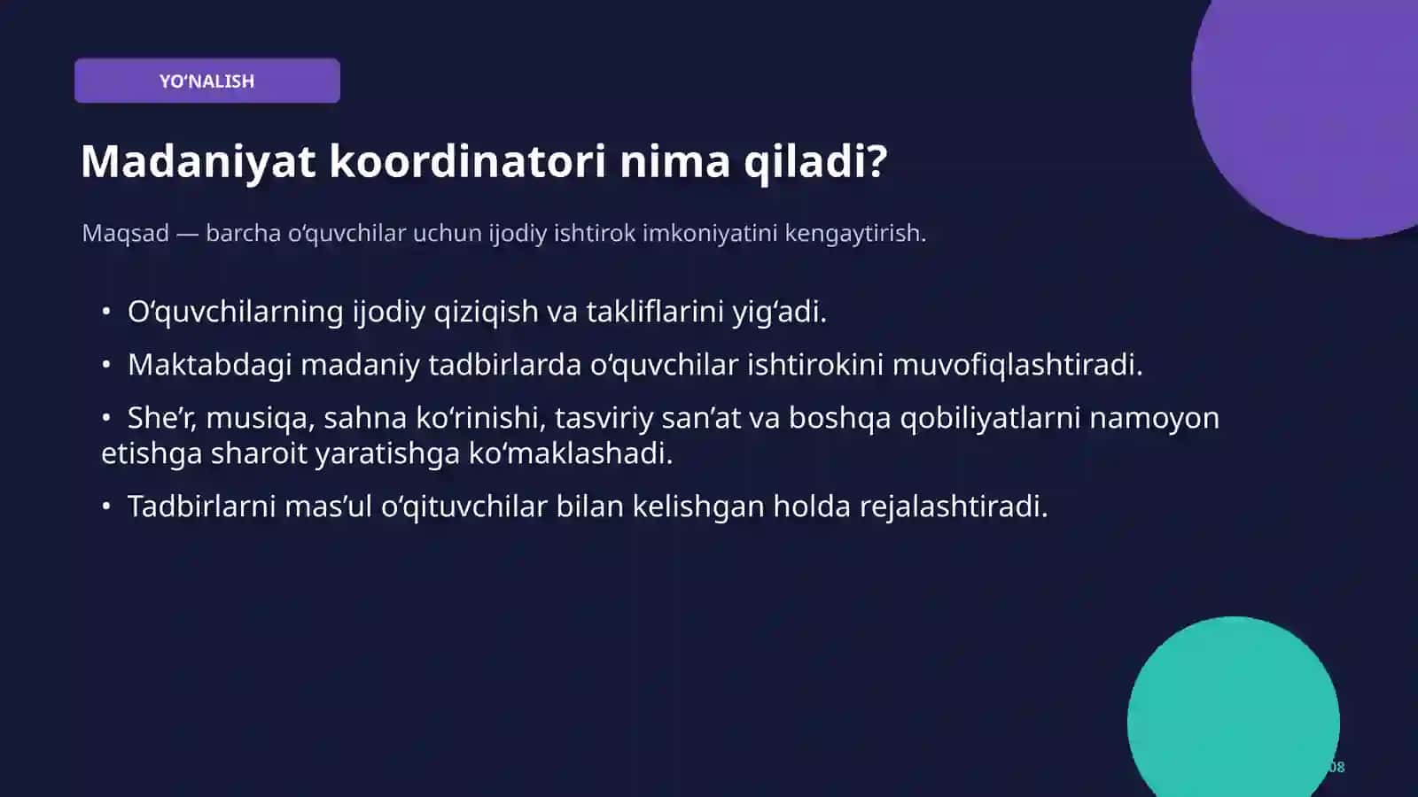 NOMZOD TAQDIMOTI MADANIYAT KOORDINATORI 2