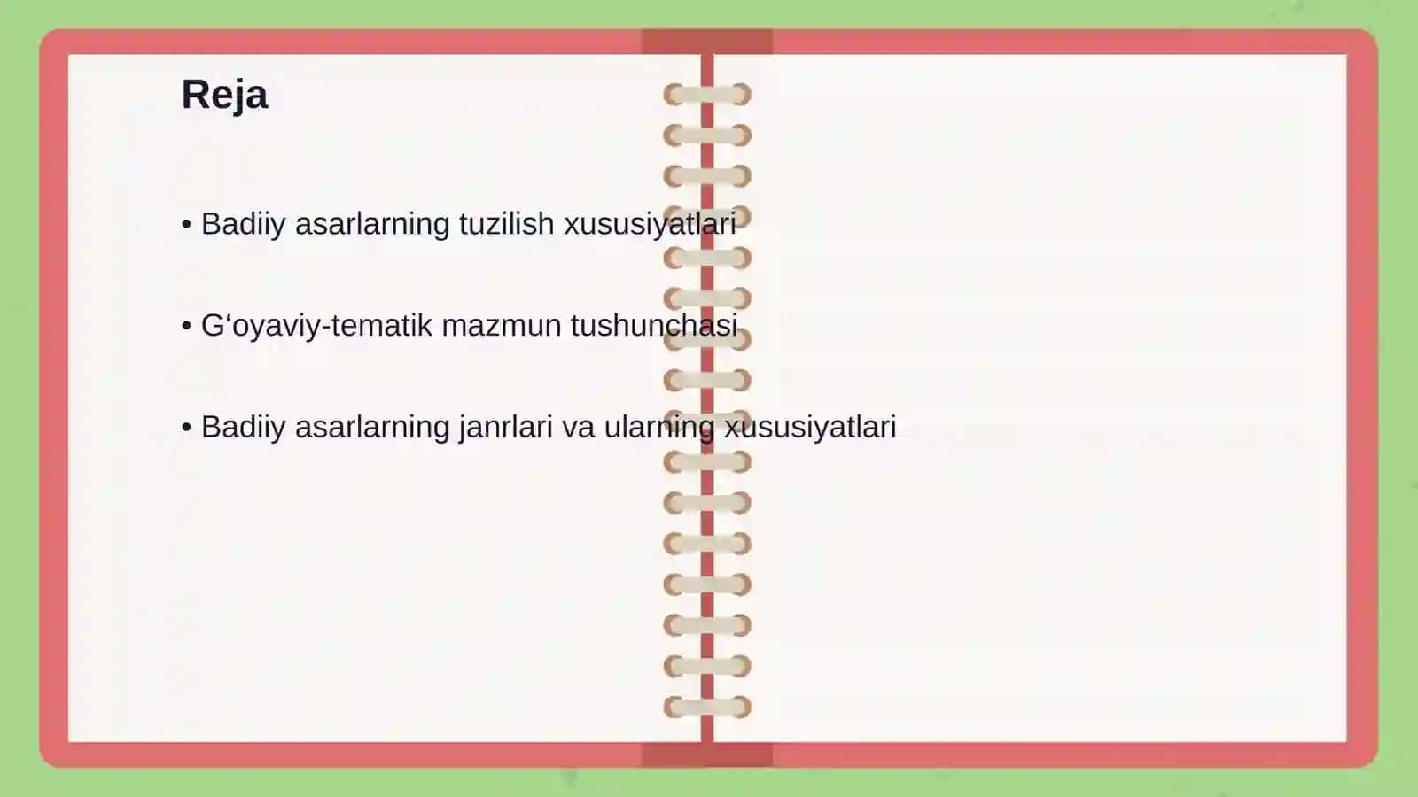Tuzilish xususiyatlari va g‘oyaviy-tematik mazmunini o‘rganish 2