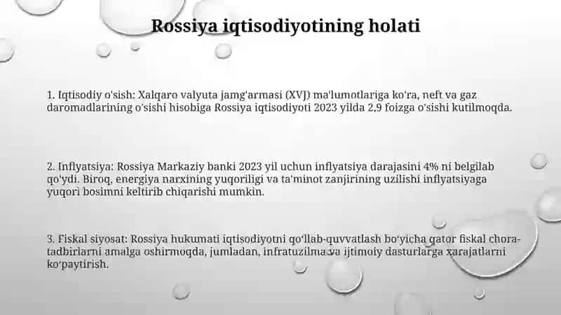 Rossiya Iqtisodiyoti 2