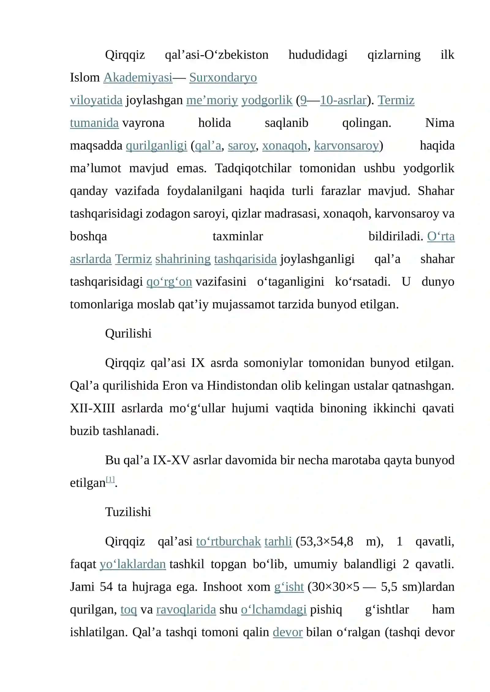 QIRQQIZ QALASI 2
