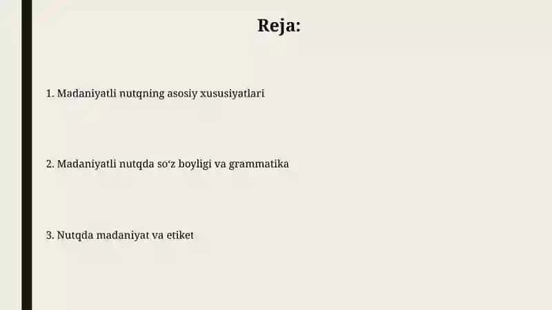 Madaniyatli nutqning ta'rifi 2