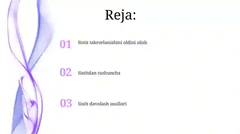 Sistit va uning davolash usuli 2