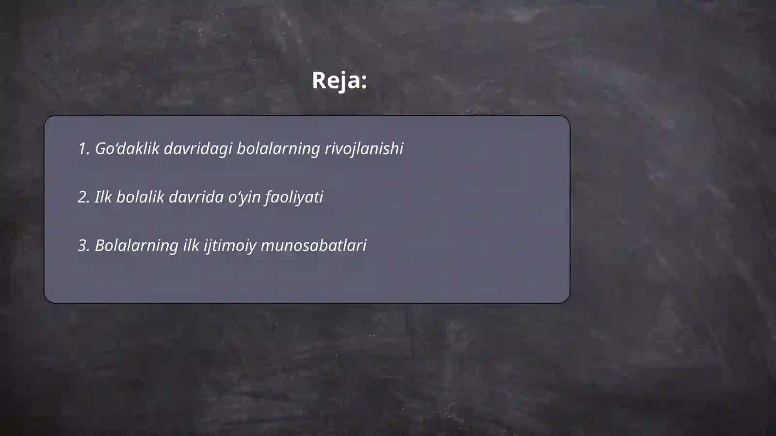 Go‘daklik va ilk bolalik davridagi bolalar va ularning yetakchi faoliyati 2