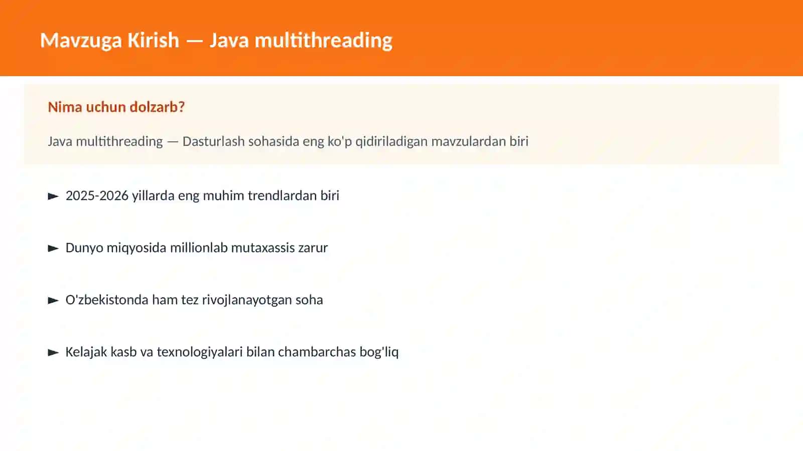 Java multithreading 2