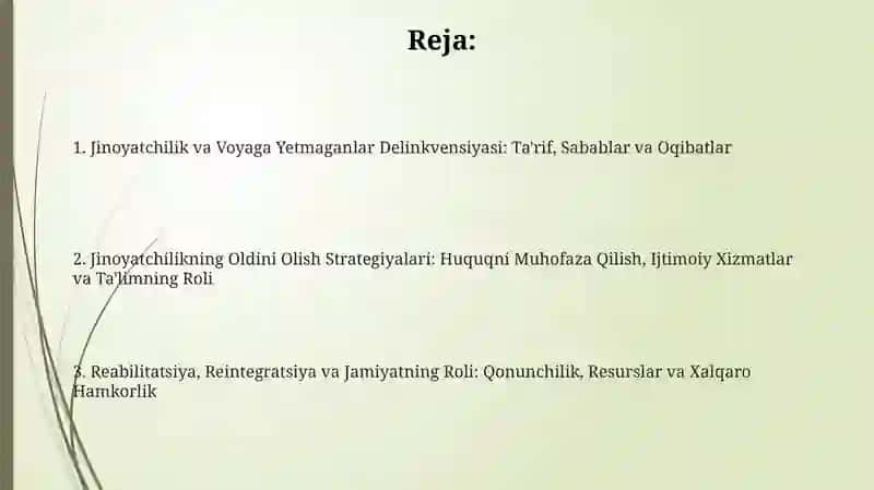Jinoyatchilik va Voyaga Yetmaganlar Delinkvensiyasi: Ta'rif, Sabablar va Oqibatlar 2