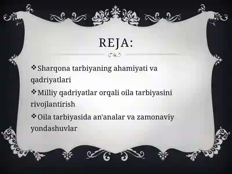 Sharqona oila tarbiyasi milliy qadriyat sifatida 2
