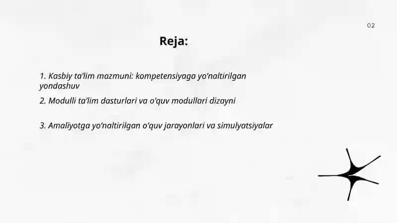 Kasbiy taʼlim mazmuni va texnologiyalari 2