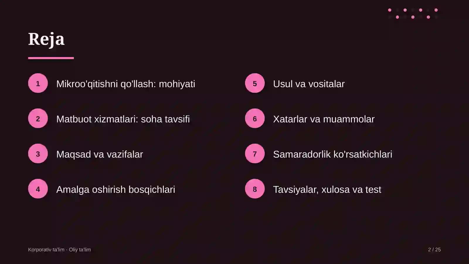 matbuot xizmatlarida mikroo'qitish usulini qo'llash 3653 2