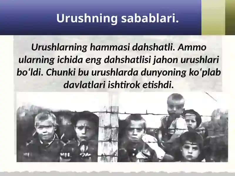Birinchi jahon urushi 2