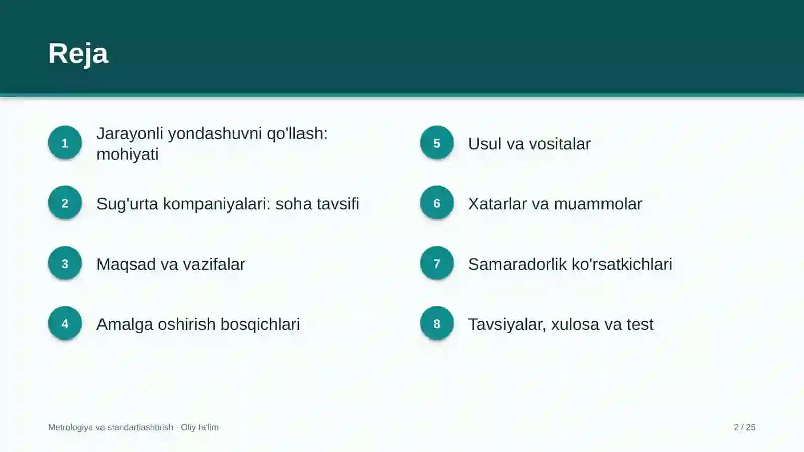 sug'urta kompaniyalarida jarayonli yondashuvni qo'llash 2567 2