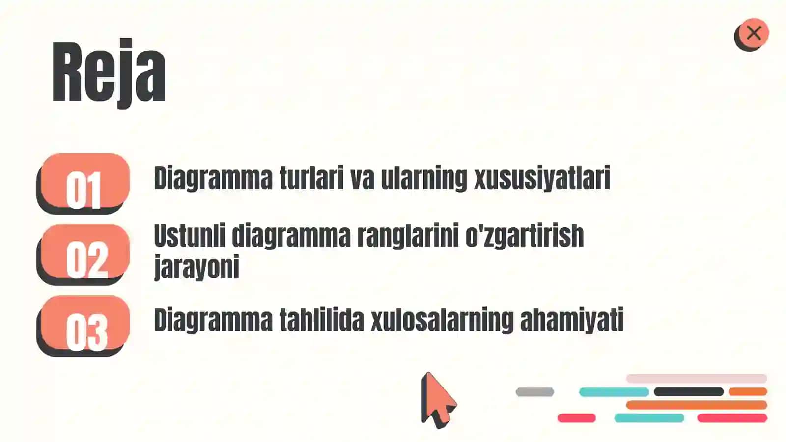 Diagrammalar turlari va ularning xususiyatlari 2