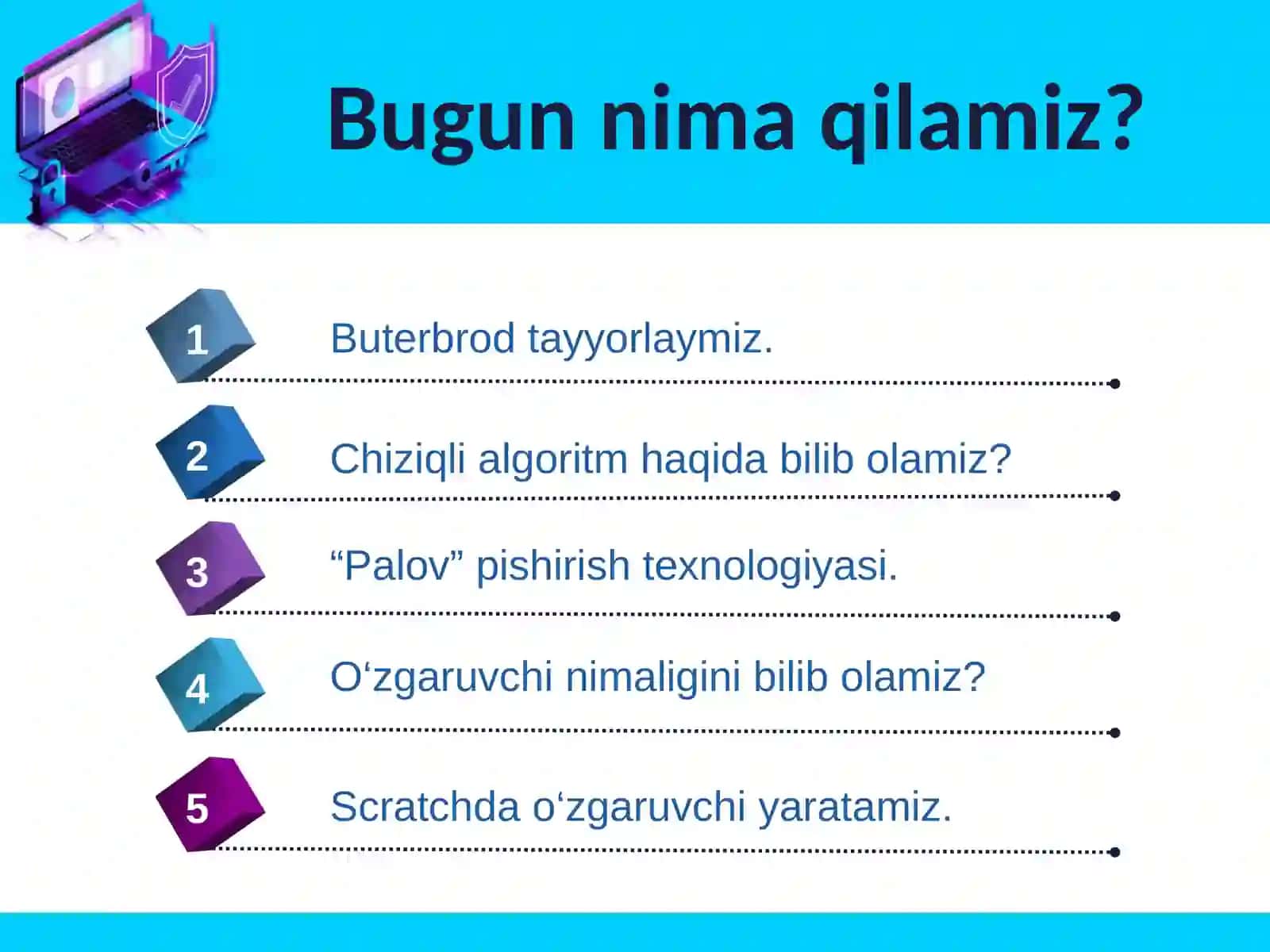 Sсratch muhitida chiziqli dasturlar tuzish 2