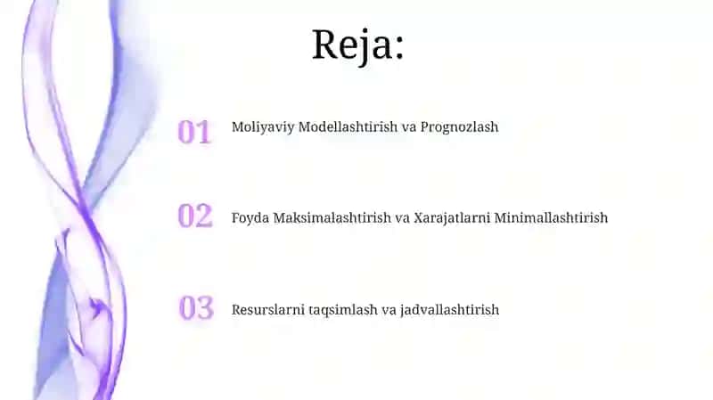 Resurslarni taqsimoti 2